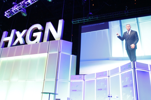 On the big screen inside the MGM Grand Arena, Hexagon President and CEO Ola Rollén officially kicks off HxGN LIVE with a keynote address, titled the Disruptive Power of Transformation. In an interview he outlines his vision for Hexagon Mining.